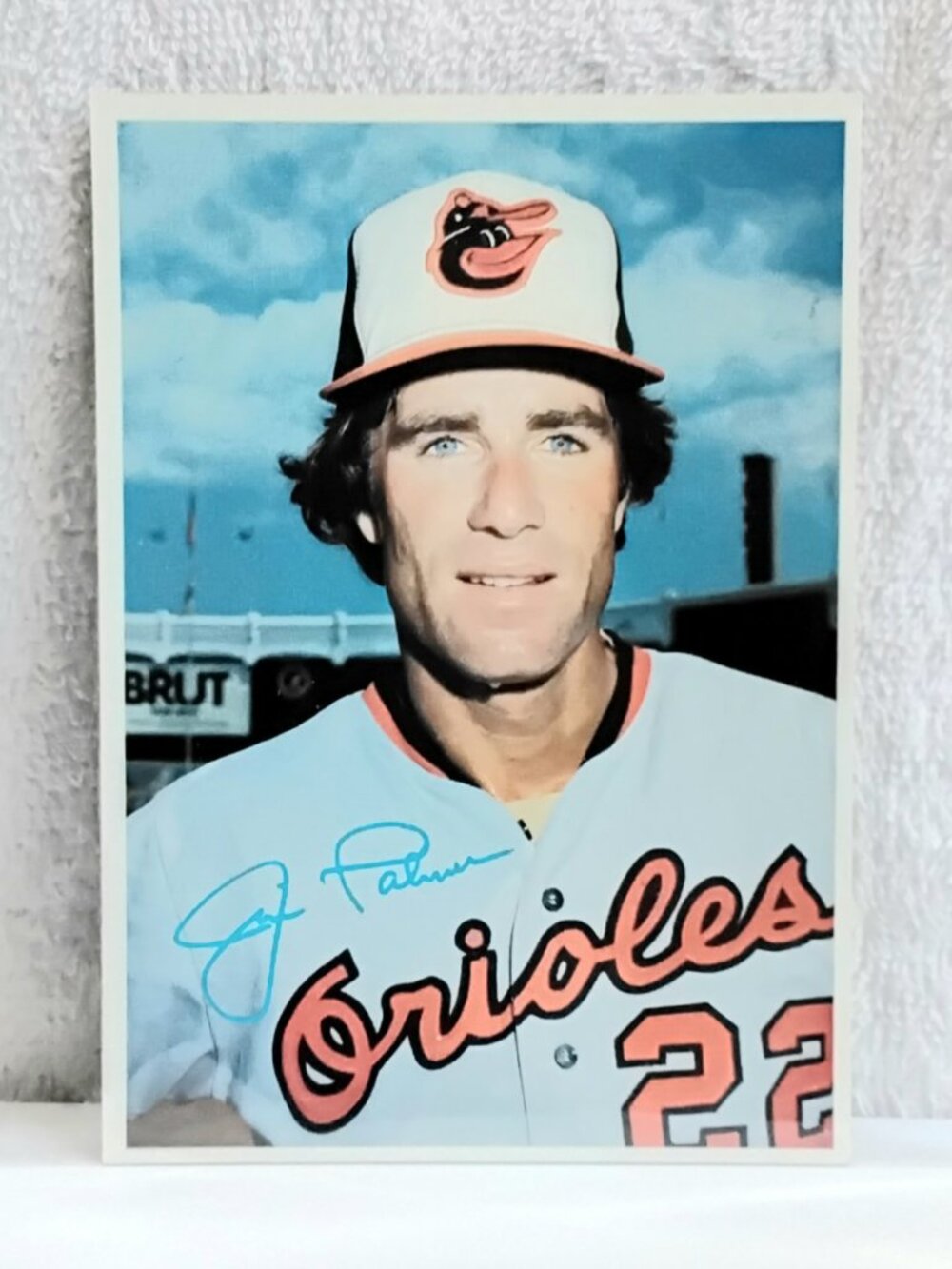 3/$25 VG/E 1980 Topps 5" x 7" Jim Palmer Jumbo MLB Signature Card 4!!